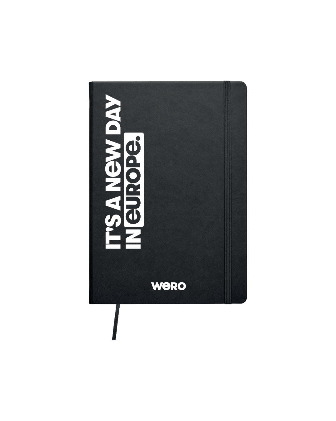 A5 Made in Europe PU Hard Cover Notebook (Black)