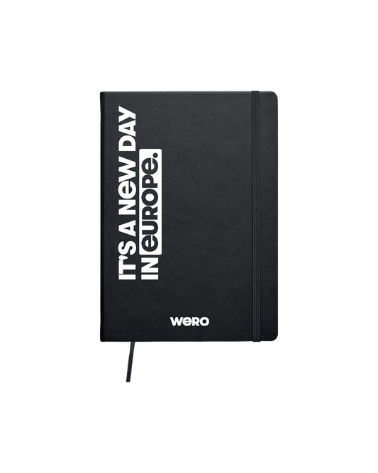 A5 Made in Europe PU Hard Cover Notebook (Black)
